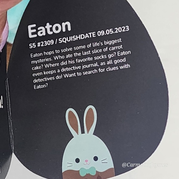 🖤 CHOCOLATE BUNNIES 🐰 Select Series 4 Pack Easter Original Squishmallow … - Picture 7 of 14